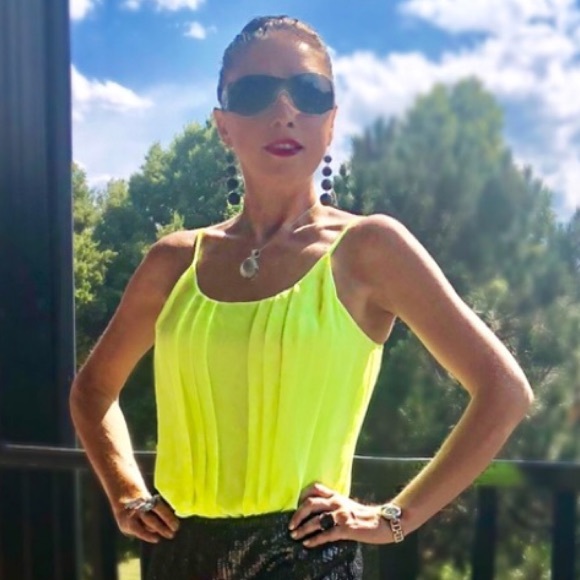 Guess Tops - Guess Neon Green Bodysuit